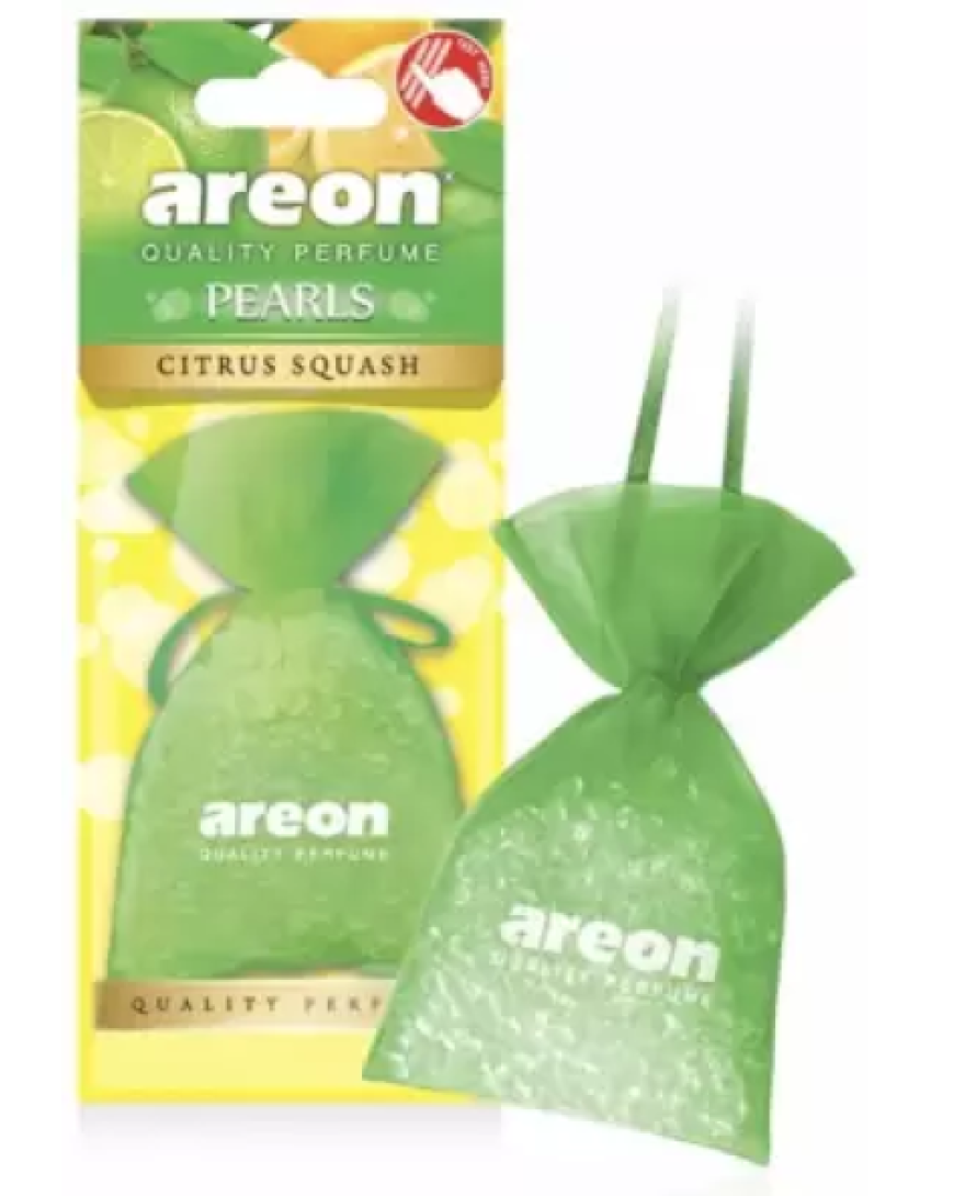 AREON PEARLS Citrus Squash Car Freshener Granules | 25g